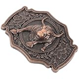 ibasenice Gürtelschnalle Herren Retro Cow Western Stil Zinklegierung Antik Wechselschnalle für Jeans Gürtel Modisches Accessoire für Männer