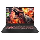 ASUS TUF A17 Gaming Laptop, AMD Ryzen 7-7435HS, 64 GB DDR5 RAM, 1 TB PCIe SSD, 17.3' FHD Display, Nvidia GeForce RTX 4050, 1-Zone RGB QWERTZ Tastatur, Windows 11 Home, Grau