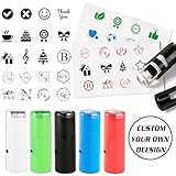 Stempel Personalisiert Mini-Treuekarten-Stempel Firmenstempel 12 mm Kleiner Selbstbedruckt für Geschäftlich Pädagogisch Belohnung