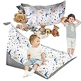 DBREAKS Sitzsack Kinder, Spielzeug Aufbewahrung, Organizer für Kuscheltier, stofftier, faltbar Aufbewahrungstasche, extra groß 200L Sitzsäcke Stühle Sofa-Sitz