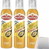 usy Bundle für Bertolli Bratolivenöl Spray 3er Pack (3x200ml Flasche) + usy Block