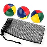 LWMTT Jonglierbälle 3er Set Juggling Balls 63mm Jonglierbälle Kinder Leicht zu Greifen, mit wasserdichte Beschichtung Freizeitsport Jonglierbälle für Kinder & Anfänger und Profis