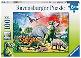 Ravensburger 10957 Kinderpuzzle-10957 Dino Puzzle für Kinder ab 6 Jahren, mit 100 Teilen im XXL-Format, Dinosaurier Spielzeug, Yellow