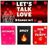 Let's Talk Love - Paarspiele für Spaß und romantische Date-Nacht Perfektes Spielgeschenk, um Ihre Beziehung aufzupeppen - Intime und würzige Ideen