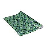 Venilia Klebefolie | Jungle Blätter Tropic Dschungel Optik | 45 cm x 2 m, Stärke 95μ | selbstklebende Möbel-Folie, Dekofolie, Tapete, Küchenfolie | PVC ohne Phthalate | Made in EU