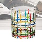 Tumbler Glas | Kaffeegläser Handbemalte Trinkbecher | Wiederverwendbarer Becher Als Ästhetische Schreibtischdekoration Für Tee, Saft, Bier, Cocktail Und Whiskey