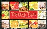 Ahmad Tea Twelve Teas – 12 Sorten schwarzer und grüner Tee mit verschiedenen Geschmacksrichtungen – 60 einzeln verpackte, aromaversiegelte Teebeutel, 120g Tee