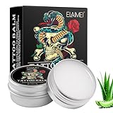 CXNXFD Tattoo Balsam, Tattoo Nachsorge Butter Balsam,Natürliche organische Tattoo-Creme, Feuchtigkeitscreme für neue und alte Tattoos, heilender Aufheller, farbverstärkend