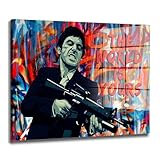 Gangster Pop Art Film Mafia Acrylglas Wandbild Bild Wanddeko XL Größe 60x40cm