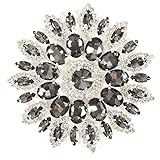 Glänzende Kristall-Strasssteine, Bastelschmuckkette, Glänzende Silberne Accessoires, 11 Cm für Kleidung, Schuhe (#7)