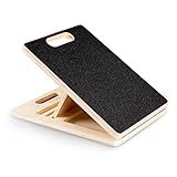Balance Board aus Holz, verstellbares Wadentrainingsdehner, rutschfestes Balance Board für Sportübungen, Körperbalance, Dehnung der Beinmuskulatur