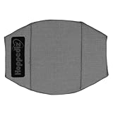 Hoppediz Lendenwirbelstütze, ergonomische Unterstützung für Babytrage und Tragetuch, universell, grau