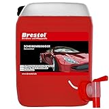 Scheibenreiniger Konzentrat 5 Liter + Auslaufhahn 51 mm (ergibt 1000 Liter gebrauchsfertig) mit angenehmen Frische Duft - Waschanlagenzusatz Klarsicht Klare Sicht Insektenentferner Auto