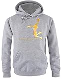 Habt Dunk Basketball Slam Dunkin Kinder Sweatshirt mit Kapuze Hoodie Gray-Gold, Gr.152cm