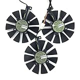 3 Pcs/Lot T129215SU 88mm 6Pin Grafikkarten-Lüfter für ASUS ROG STRIX Raptor GTX 980 Ti 1060 1070 1070Ti 1080 1080Ti OC VEGA 64, RX 480 580 590