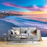 350X256Cm Seidetapete Natürlicher Strandtapete Elegance Tapete Im Resortinsel Design Tapete Wandtapete Wohnzimmer Schlafzimmer Flur Strukturtapete