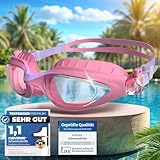 KIDVERSE Schwimmbrille Kinder - Bequeme Schwimmbrille für Jungen & Mädchen ab 3 Jahre - Geprüfte Kinder Schwimmbrille mit UV-Schutz & Anti Beschlag Schutz - Wasserdichte Kindertaucherbrillen ab 3
