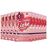 t: by tetesept Badezusatz Eine Portion Liebe - Hauchfeine Puderkristalle mit Chardonnay Traube und Johannisbeere - Verwöhnendes Badesalz - Geschenk für die Sinne - 10er Pack (10 x 60 g)