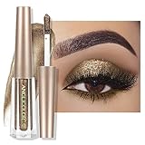 Anglicolor Diamant-Glitter FlüSsiger Lidschatten,Liquid Metallic Eyeshadows,Langanhaltender Und Pigmentierter,Glitzer Finish Glattes Schimmer Augen Make-Up