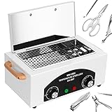 Xverycan 300W Heißluftsterilisator Desinfektion, 220℃ Trockene Hitze Hochtemperatur Sterilisator, Kleine Sterilisatoren für Nagelwerkzeuge, Kosmetikwerkzeuge, Friseurwerkzeuge, Schönheitssalon