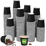 Kleemeiero 200 Stück Pappbecher 30 ml Espresso klein 30ml Kaffeebecher Coffee-to-Go Papptrinkbecher Kraftpapier Becher Papierbecher Einwegbecher Einweg Becher für Kaffee Tee Erfrischungsgetränke