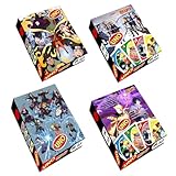 FYDZBSL NAARUTO Kartenspiel 2 Pack Gesellschaftspiel Kartenspiel für den Familienabend mit Karten und Sonderregel für 2–10 Spieler und Kinderspiele ab 7 Jahren