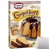 usy Bundle für Dr. Oetker Gugelhupf Rührkuchen Backmischung (525g Packung) + usy Block