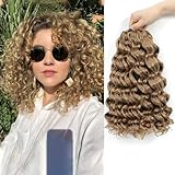 Ocean Wave Häkelhaar, 30,5 cm, 8 Packungen, tiefe Wellen, synthetisch, gelockt, Flechthaar für schwarze Frauen, 30,5 cm, 8 Packungen
