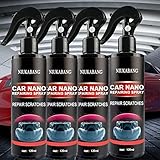 Nano Auto kratzer Entferner Spray, Auto Nano Reparatur Spray, Auto Sprühwachs, Autopolitur, Keramik Beschichtungs Polierspray, Beschichtungsmittel Glänzend, Auto Keramik Beschichtung Für Automobil