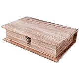 Kalttoy Schmuckkästchen aus Holz, aufklappbar, abschließbar, für Koffer, Crfats