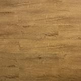 TRECOR® Klick Vinylboden RIGID-SPC Designboden Massivdiele 5,0 mm stark mit 0,50 mm Nutzschicht - Sie kaufen 1 m² - WASSERFEST (Prestige Eiche Natur, 1 m² | Vinylboden)