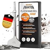 BAURIX® Fliesenmeißel SDS Plus Meißel [250x75 mm] I FRAKTOR®-System - Mühelos Fliesen entfernen I Abgewinkelter Flachmeißel breit für Fliesen und Fliesenkleber I 42CrMo-Spezialstahl