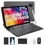DOOGEE Tab A9+ Android 15 Tablet 11 Zoll, T7200 Octa Core 8580mAh, 20GB RAM+64GB ROM(TF 2TB), 90Hz, 13MP+5MP Gaming Tablets mit Tastatur und Stift, Maus, Hülle, WiFi 5/WidevineL1/Face ID/OTG