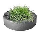 Mihauuke 2 Stück Schwimminsel Teich,Treibende Pflanzinsel Für Den Teich,Hydroponischer Schwimmender Teichpflanzer,Gewebter Stoff Gartenteich Pflanzer