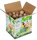 Dehner Natura Wildvogelfutter, große Meisenknödel, Bio-Netz, 100 Stück je 100 Gramm (10 kg)