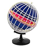 YHNNH， 32 cm/12,5 Zoll Breiten- und Längengrad-Geographie-Globus, Geographie-Unterrichtsexperimentinstrument for Kinder-Lernklasse