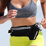 LeQeZe Bauchtasche Gürteltasche für Trinkflasche Iphone7/7Plus | Joggen Fahrradfahren Reise Laufen | Trinkgürtel Hüfttasche Damen Herren