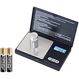 Retoo 200g/0,01g Digitale Taschenwaage mit Tara-Funktion und LCD-Anzeige, Feinwaage, Goldwaage, Digitalwaage, Münzwaage für Tabletten, Lebensmittelwaage, Mini Waage Küche, Schmuck, Silber-Schwarz