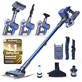 Sommertal Akku Staubsauger VARIO150 | 3in1 | 3-Stufen Turbosauger | 45min Laufzeit | Schnellladen | 300m² | Teppich/Hartböden | Tierhaare | LED Akkustaubsauger | Kabellos