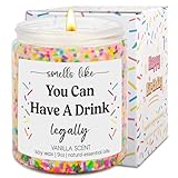 LEADO Kerzen zum 21. Geburtstag – Geschenk zum 21. Geburtstag für Sie und Ihn, cooles Geschenk zum 21. Geburtstag für Tochter, Sohn, Freund – Happy 21st Birthday Geschenke, lustiges Geschenk für