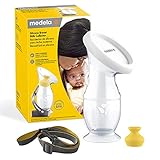 Medela Silikon Muttermilch-Auffangbehälter für stillende Mütter – Milchauffangbehälter aus Silikon mit Saugfuß und Deckel zur Aufbewahrung – Begleiter beim täglichen Stillen