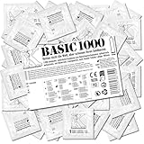 Kondomotheke BASIC, feuchte Kondome, hohe Qualität, sicher und zuverlässig - für professionelle Ansprüche geeignet - hervorragendes Preis-Leistungsverhältnis, 1 x 1000 Stück