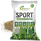 Greenyp® Sport I strapazierfähiger Sport-& Spielrasen I 0,2kg für 10m² I Sportrasen Grassamen Rasensamen Rasensaat Gras Nachsaat schnellkeimend