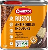 OWATROL – OIL – 0,5 L – Farbloser Rostschutz – dringt ein und stoppt Rost, Schutz für Oberflächen aus Metall Kunststoff Glas Holz – Haftgrund und Grundierung – Korrosionsschutz für viele Oberflächen