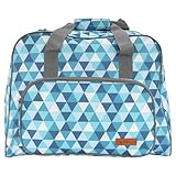 SEMPLIX Nähmaschinentasche Diamond, 45x34x24 cm, stabile Transport und Aufbewahrungs Tasche für Standard-Nähmaschinen Modelle (Petrol/Türkis)