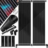KESSER® Solarkollektor Poolheizung 400 x 70 cm, Warmwasser Heizung Solarheizung für Pools Schwimmbad bis 16.000 l Wasserinhalt l Beliebig erweiterbar l UV-beständiger Kunststoff