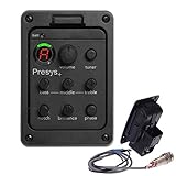 3 Band Gitarrenvorverstärker EQ Equalizer für Akustikgitarren Equalizer Eine Bord des Preamp Pickup Tuner Gitarre Tool