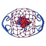 shjxi Netz-Balltaschen mit Kordelzug – Sportballtasche, tragbares Ballnetz, Basketball-Netz-Balltaschen, große Fußballtasche, leichte Lagerung, Balltasche für Outdoor-Sportarten