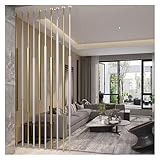 Raumteilerleiste mit verstellbarem Fußpolster, Trennwand für Wohnzimmer, Schlafzimmer, Esszimmer, hohle Dekoration, Sichtschutz, Trennsäule