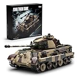 Nifeliz King Tiger Panzer Bauspielzeugsets, Klemmbausteine Panzer Militär Modellbausatz für Erwachsene, eine ideale Geschenkidee für Militärliebhaber (1267 Teile, NF10315)